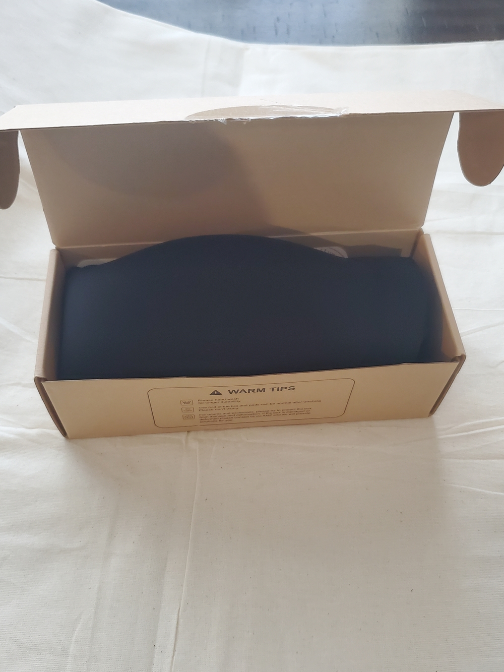 Seamless Wireless Bra Black Size L